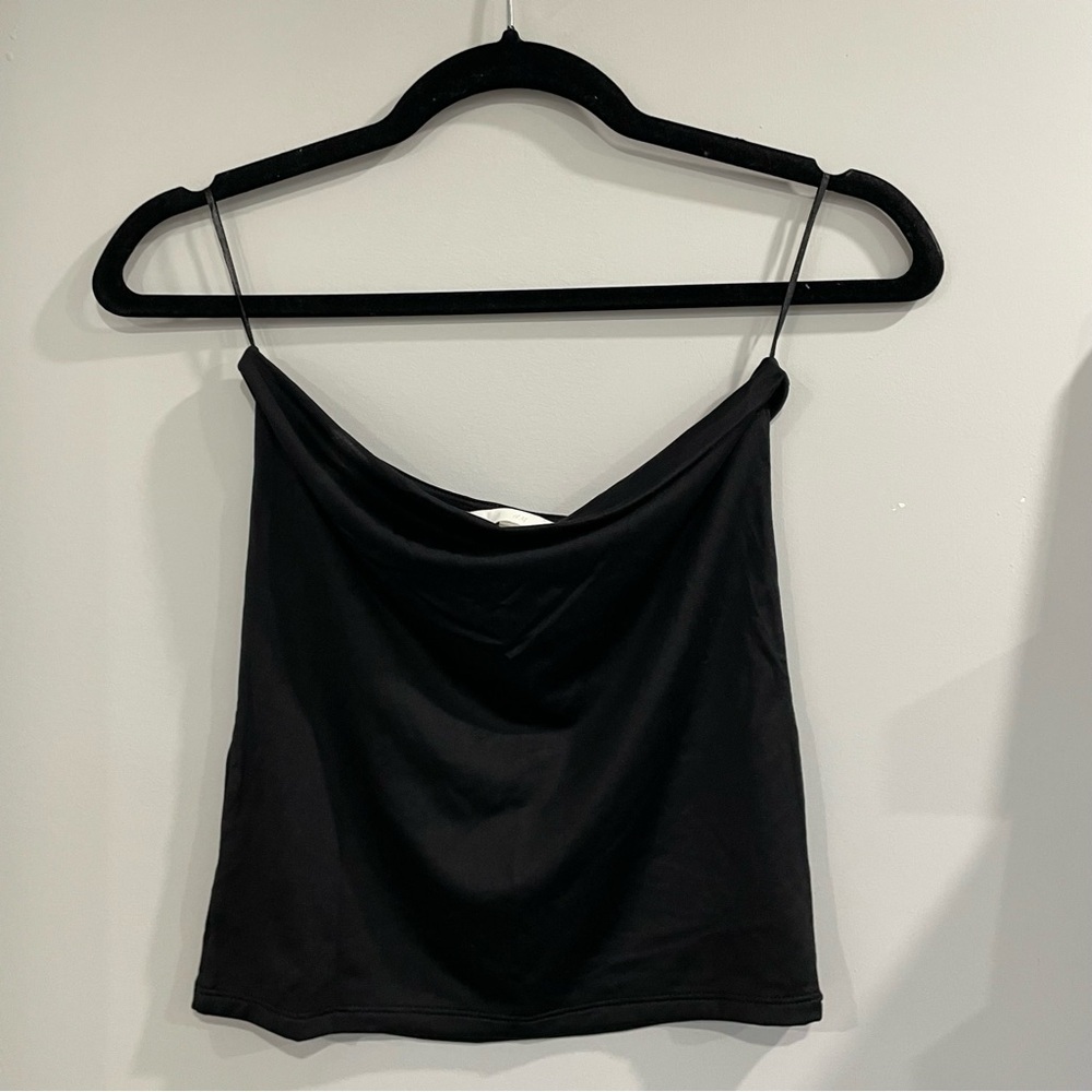 Black Spaghetti Strap Cami Top H&M M
